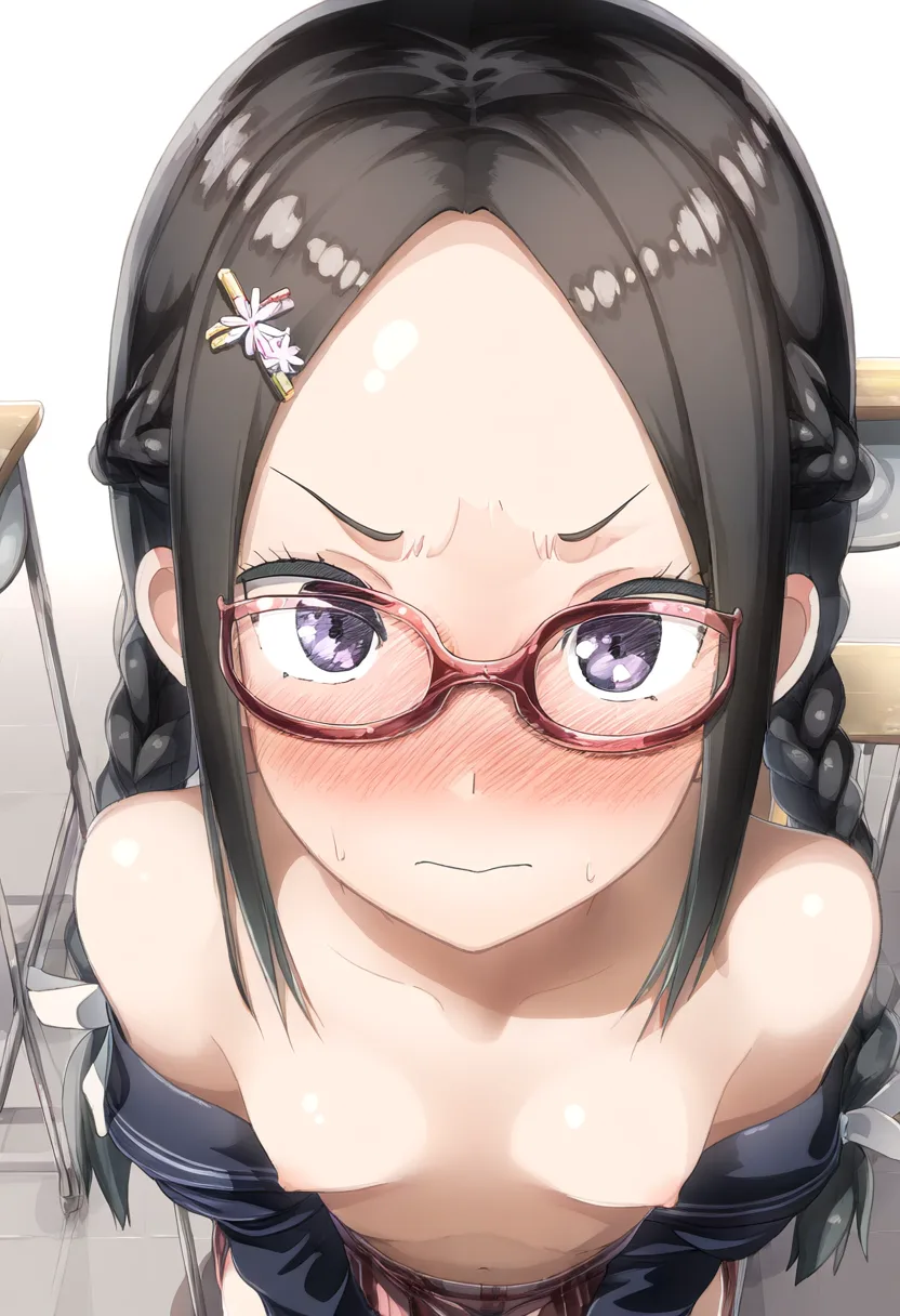 ちょうど健康診断中の眼鏡女子(2024-11-22-14-46-36)