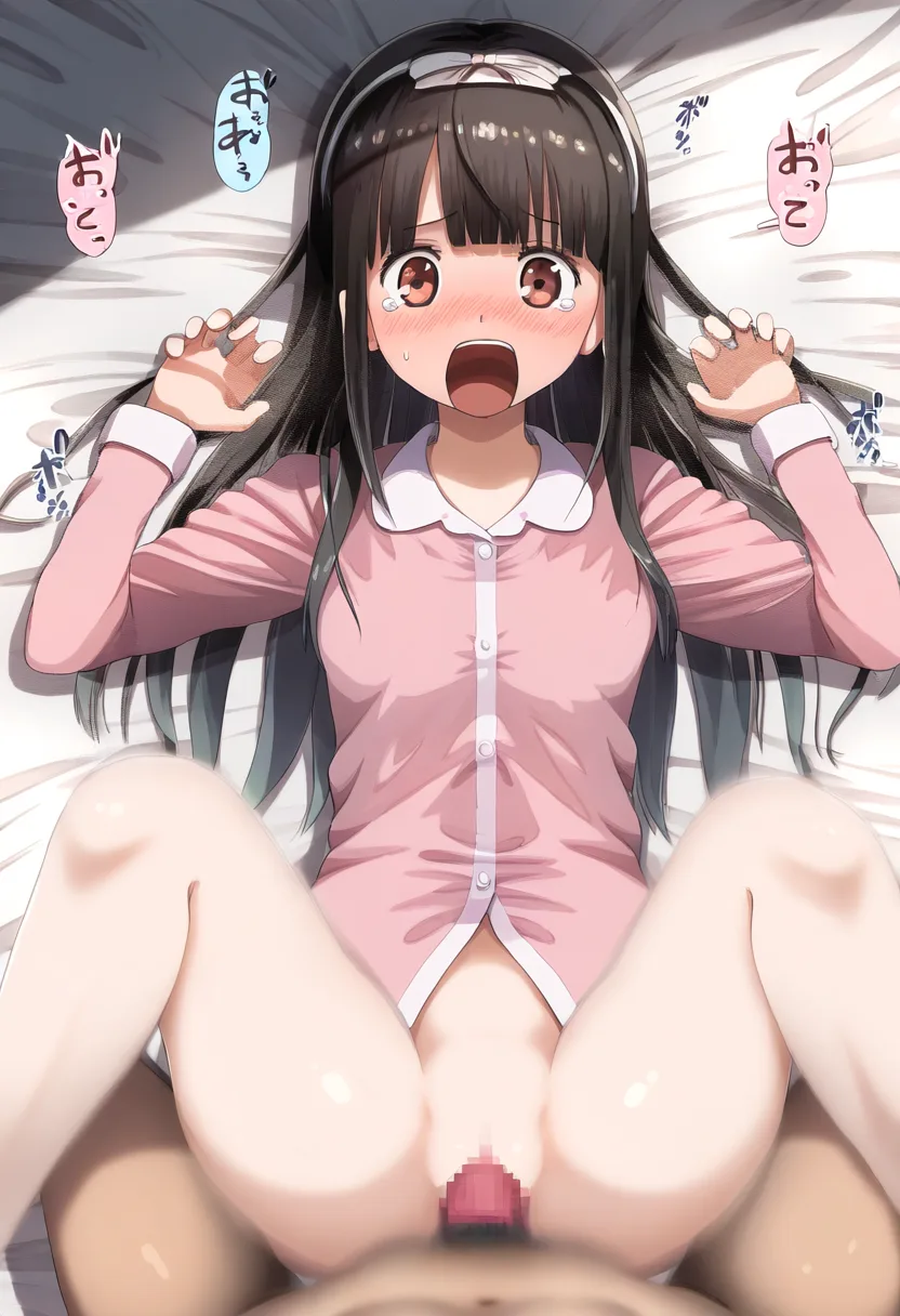 興奮しまくってエッチするヘアバンドをした女子
