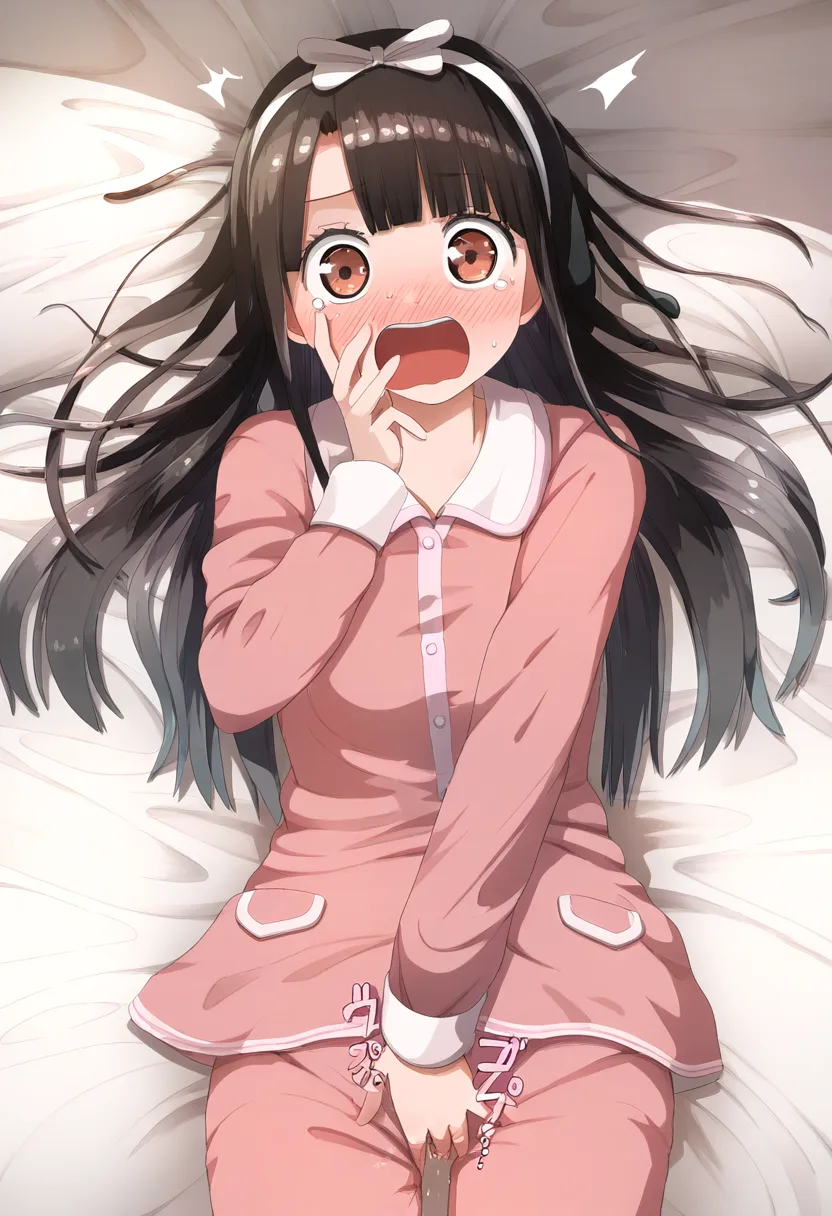 黒髪女子がちょうどオナニーしてた