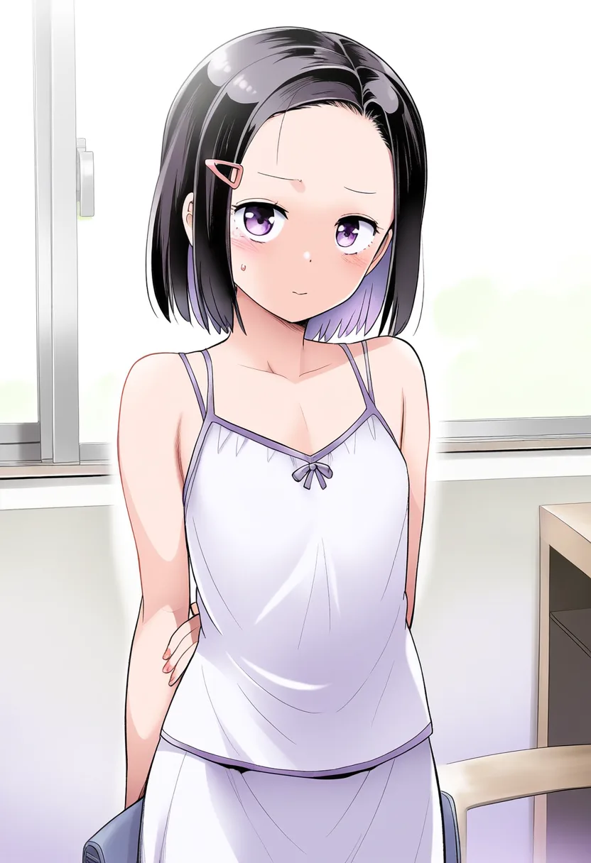 恥じらい女子