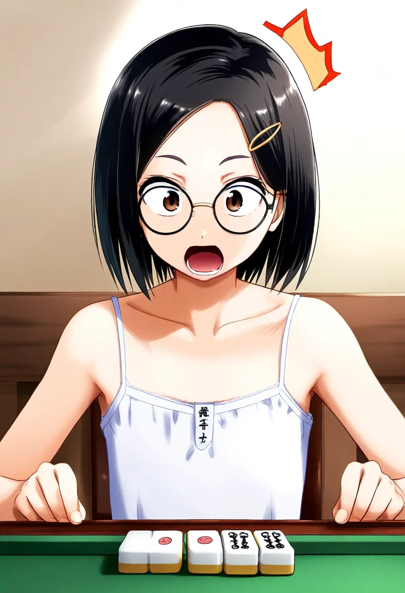 麻雀で負けた女子