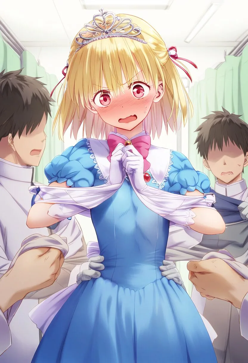 可愛い姫は強制的に脱がされる