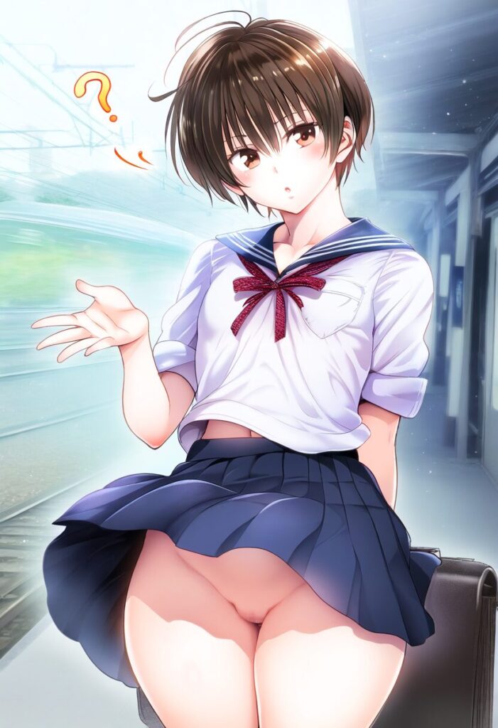 リゼットはスカート捲れたらノーパンだった