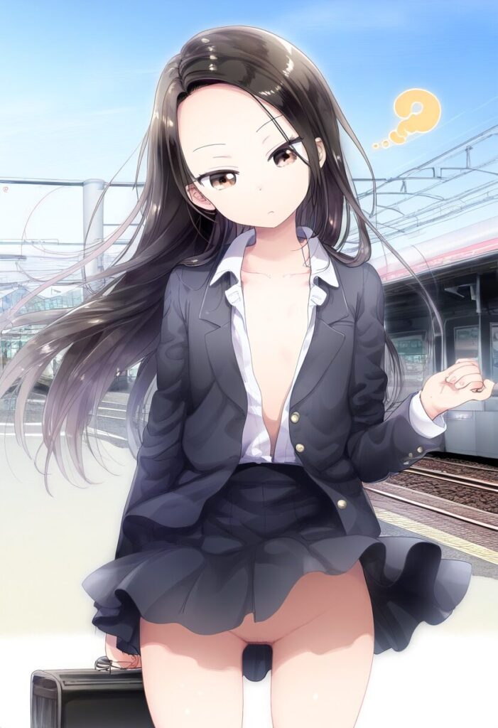 ノーパンなのに気づかないゆずは