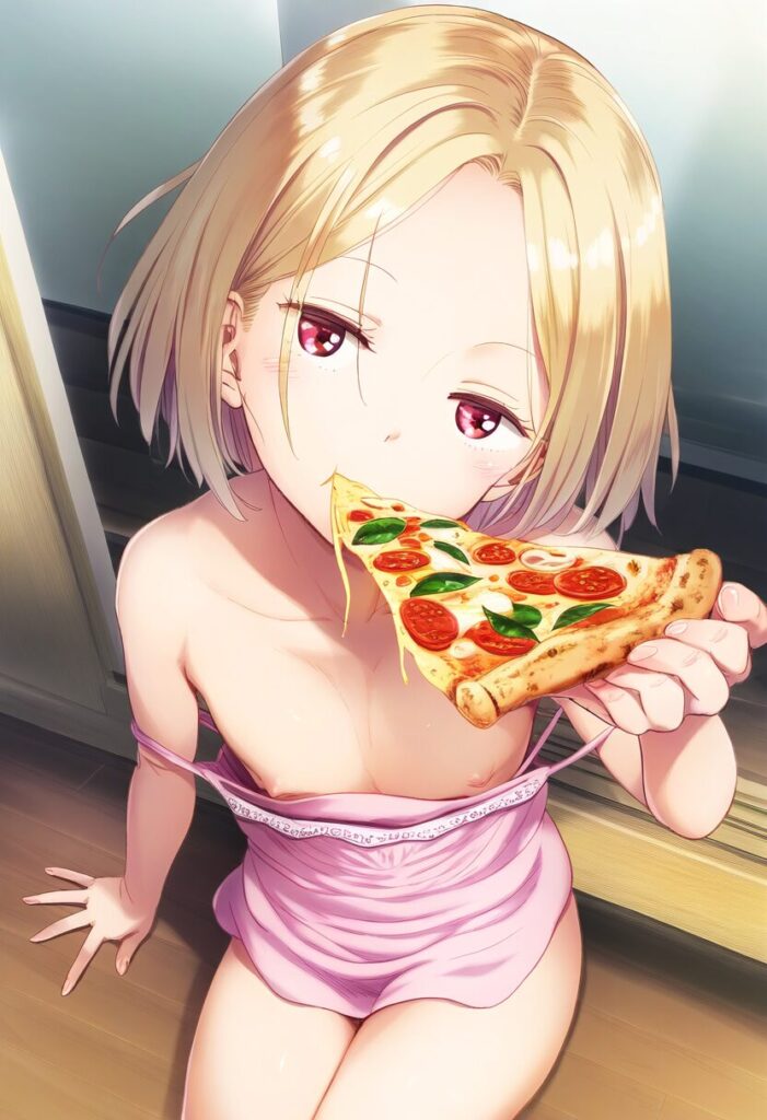 お姫様はピザに夢中