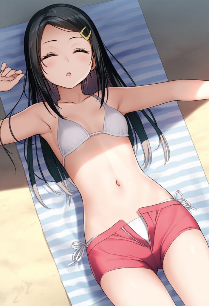 ビーチであまりにも無防備な可愛すぎる女の子_2025-03-16-19-49-49