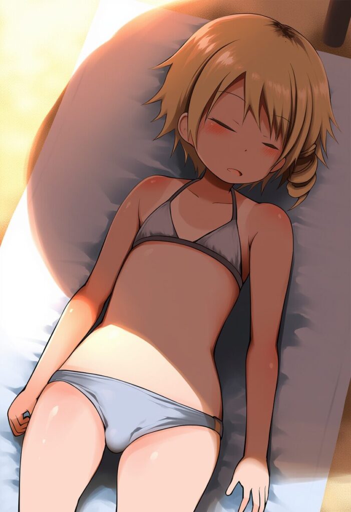 すみかはビーチであまりにも無防備