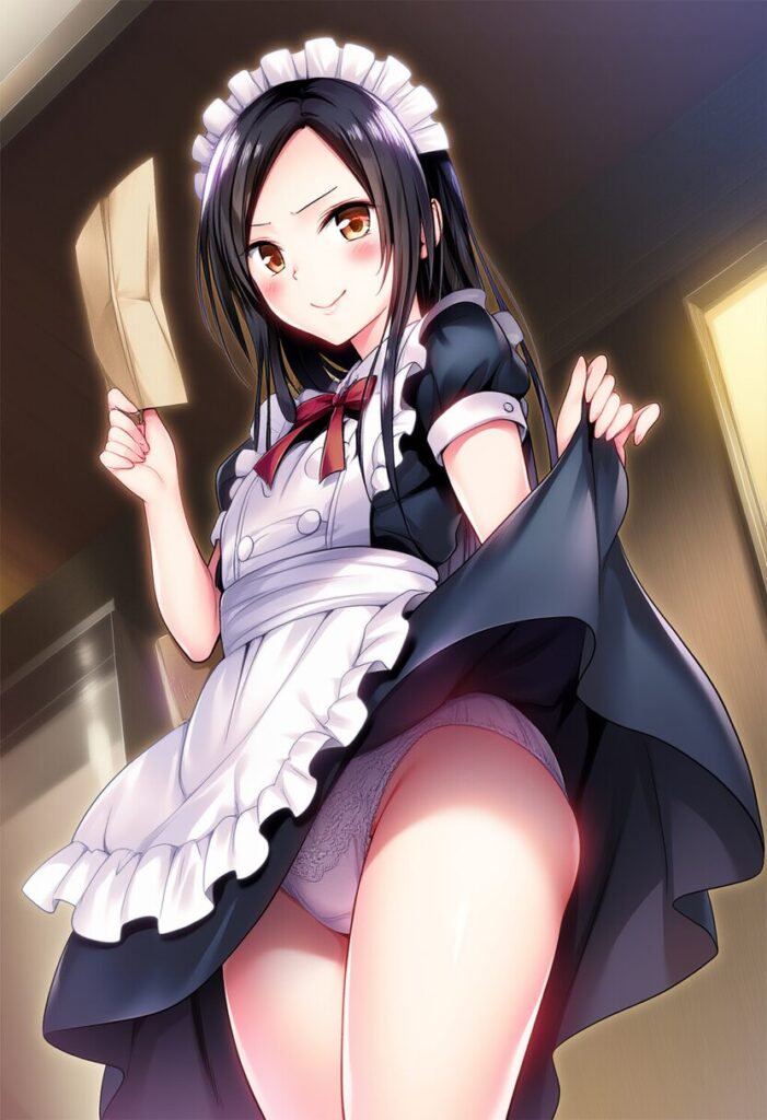 パンチラする祈守ゆずは