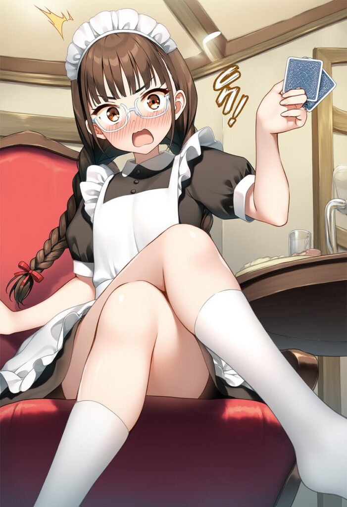 メガネおさげ女子はまたもや負ける。