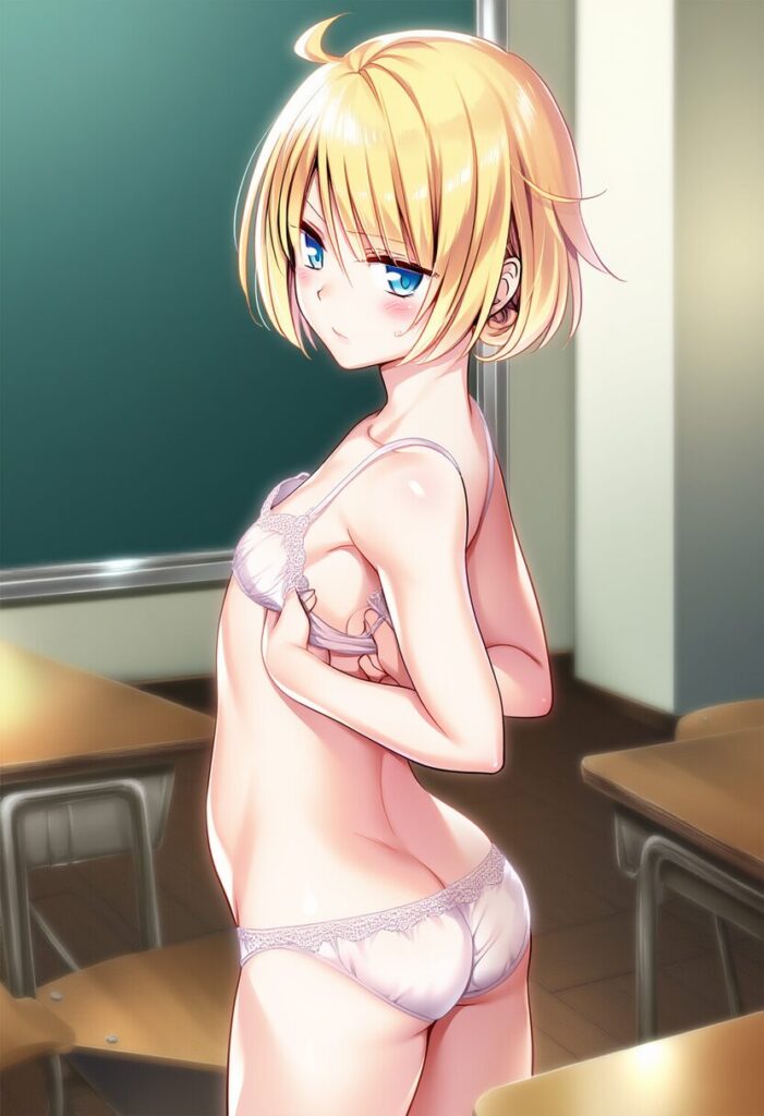 速水はブラを外しているところ