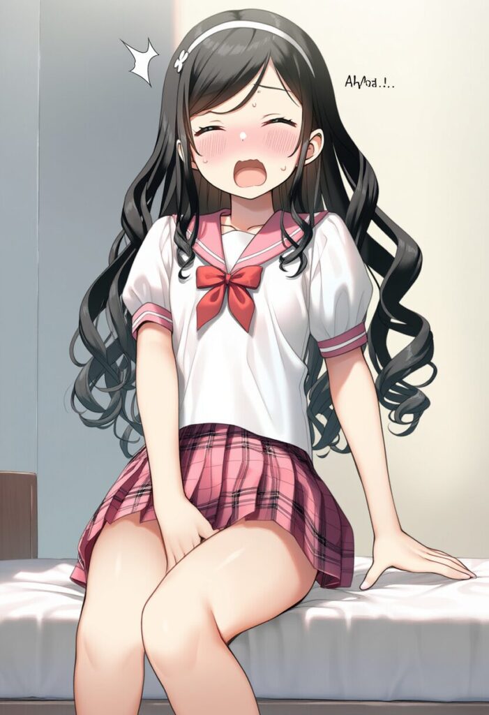 朝霧ことははオナニーしてるところを見られてしまった。