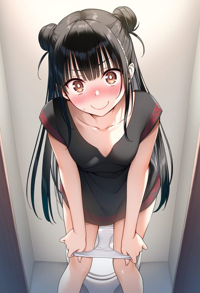 張華はパンツをおろし中