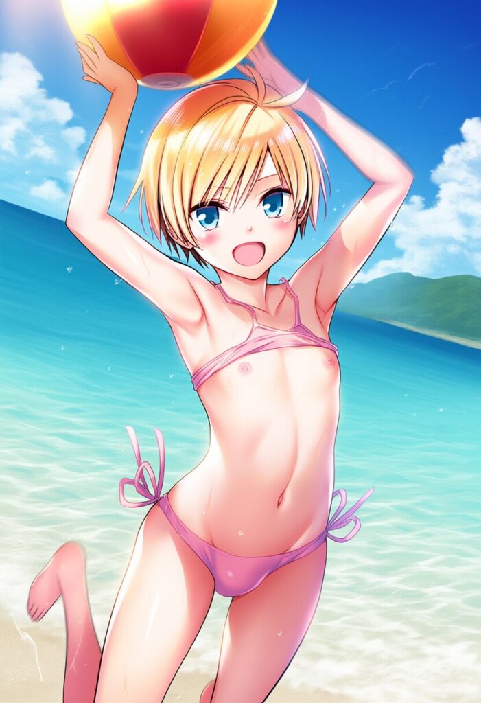 速水すみかはビーチバレー中