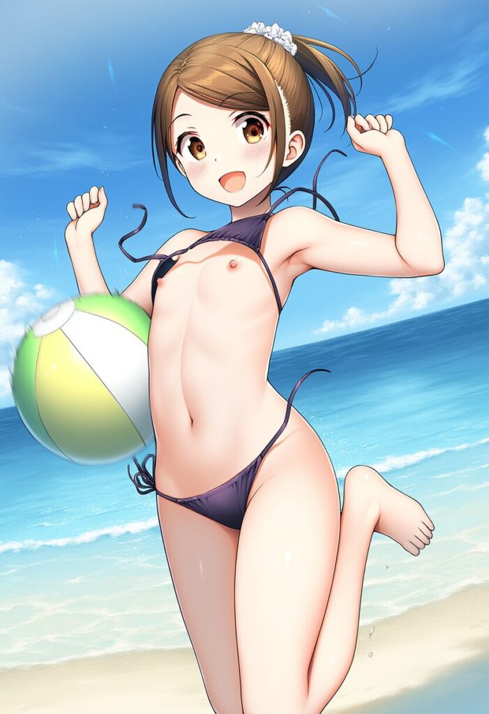 幼馴染系女子はビーチバレー中