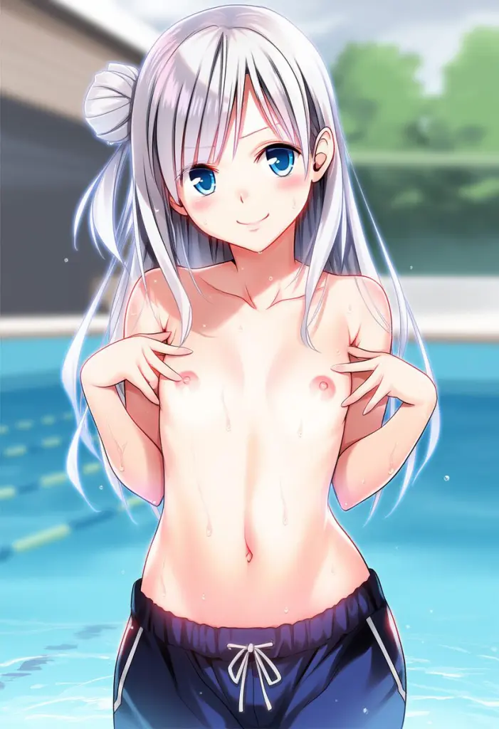 可愛い銀髪女子は顔が近い