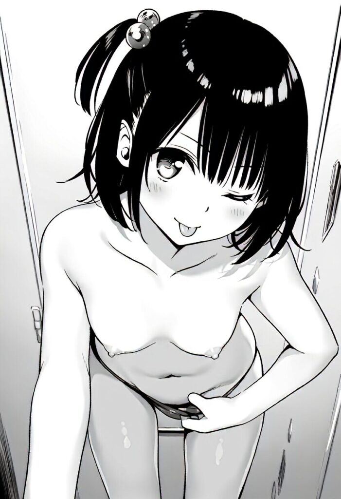 短髪で可愛い女子はイタズラな笑顔で脱いでる