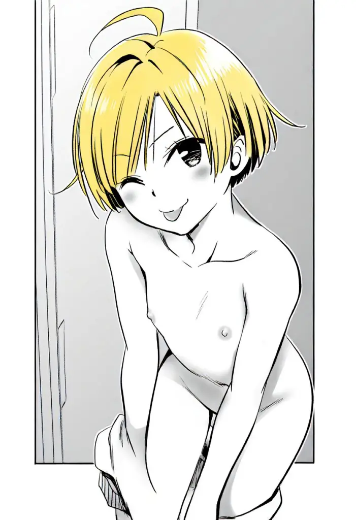 すみかはイタズラな笑顔で脱いでる