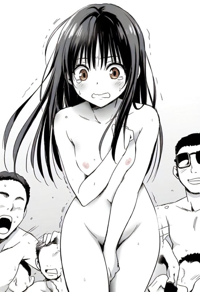 藤波つむぎはビーチで裸になって恥ずかしい