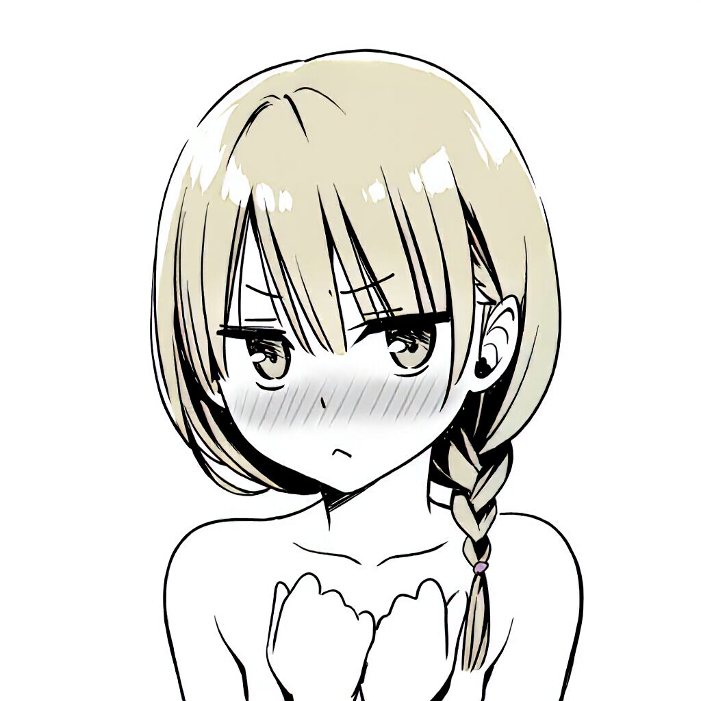 金髪の可愛い女の子は温泉で手ブラでジト目