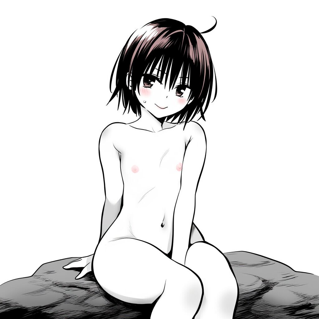 リズは温泉で笑顔でおっぱい見せてる