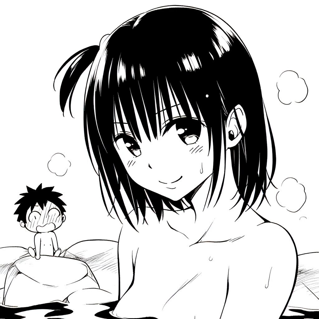 元気な女子は温泉で笑顔でおっぱい見せてる