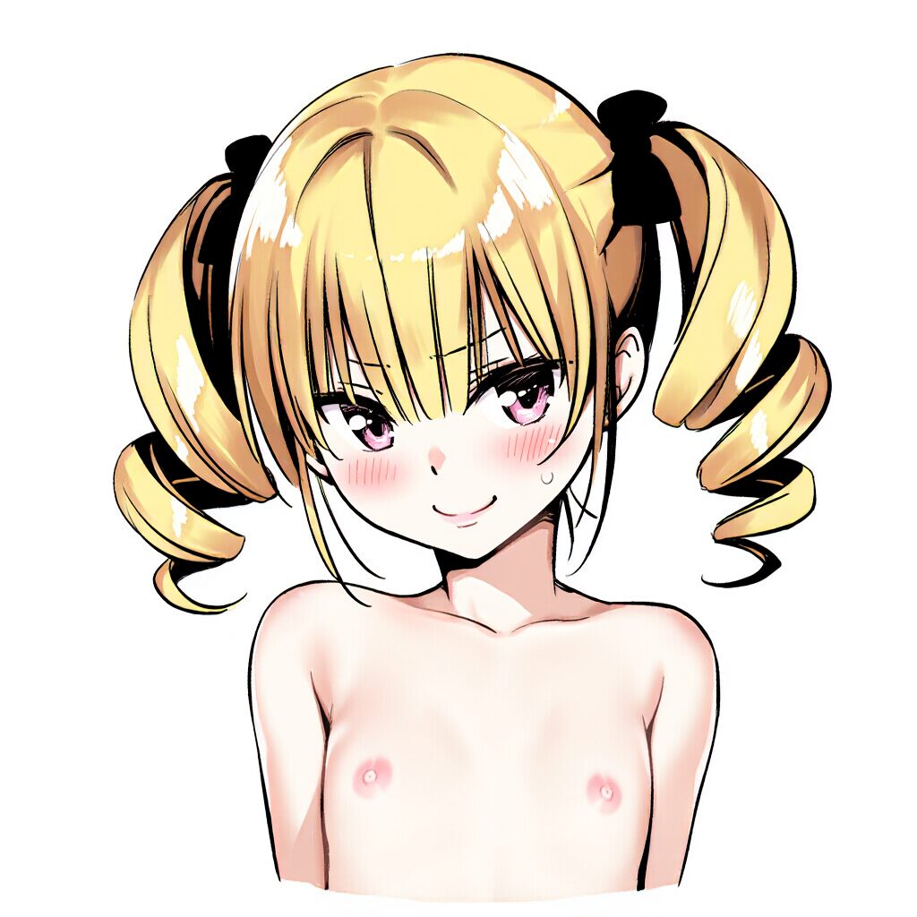 ツインテ女子は温泉で笑顔でおっぱい見せてる