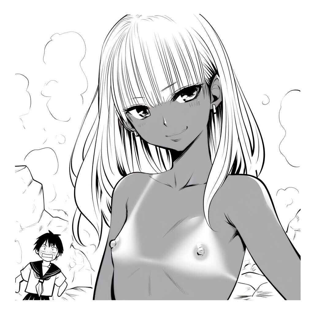 松井このめは温泉で笑顔でおっぱい見せてる