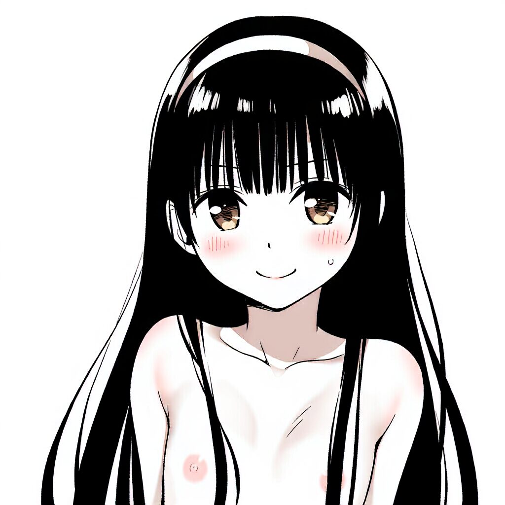 ヘアバンドをした女子は温泉で笑顔でおっぱい見せてる