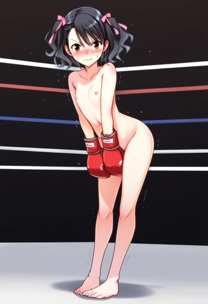 歌原みつきは全裸でボクシング