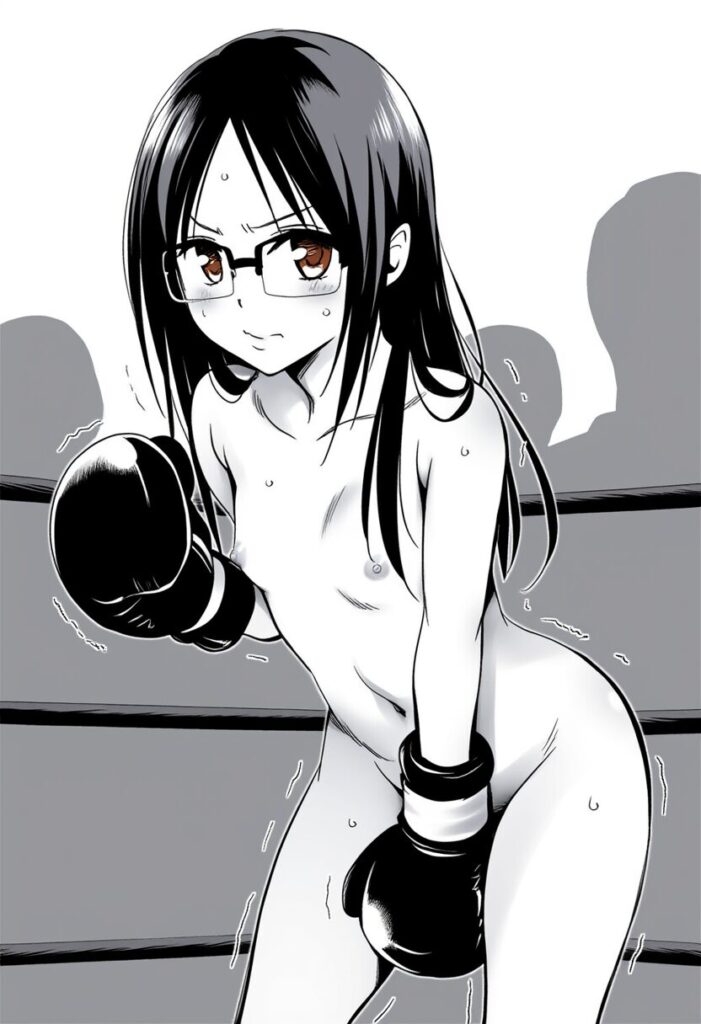 藤波つむぎは全裸でボクシング