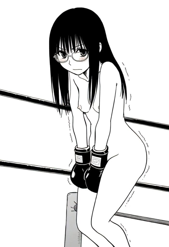 吉田ヒナミは全裸でボクシング