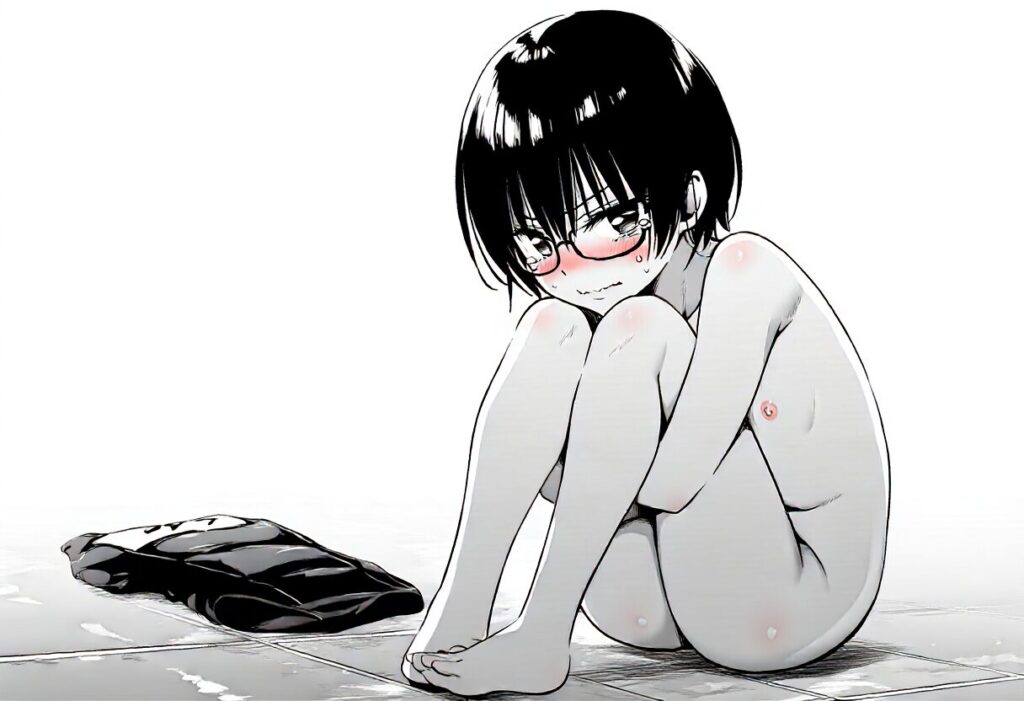 可愛らしいメガネの女の子は犯されて怒っている