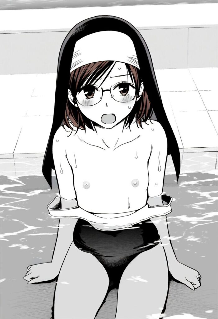 清華みのりの水着が破れておっぱい丸見え