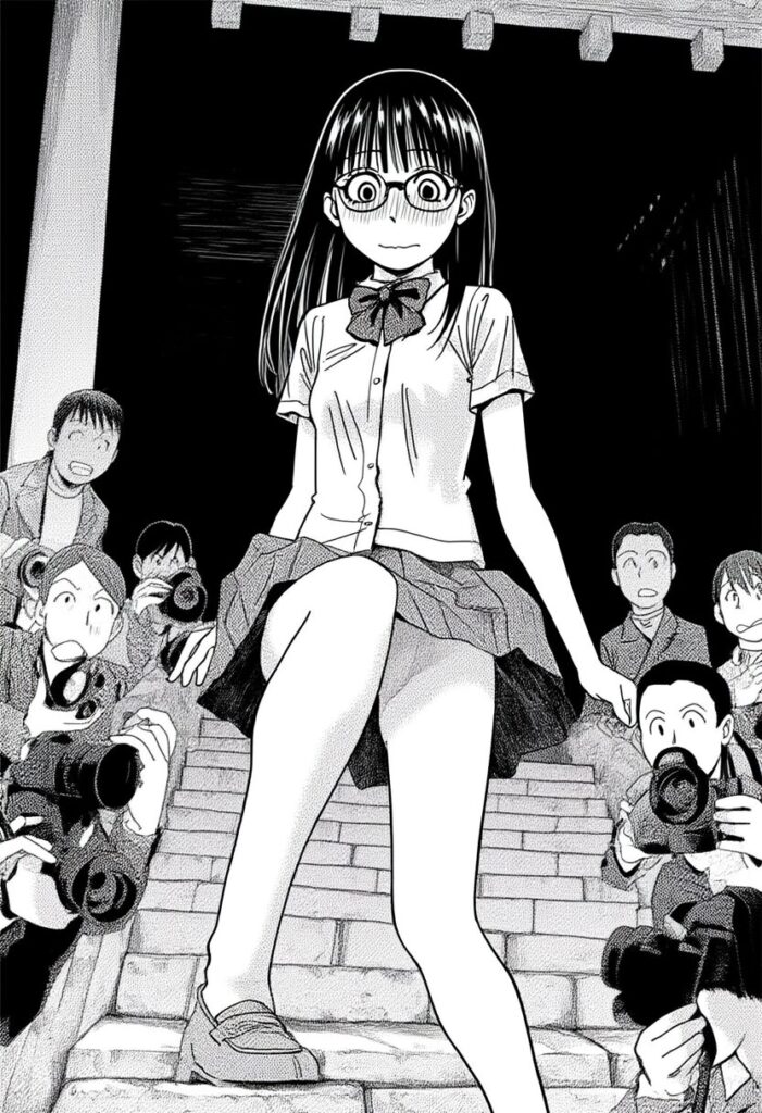 吉田ヒナミはノーパンで撮影されている