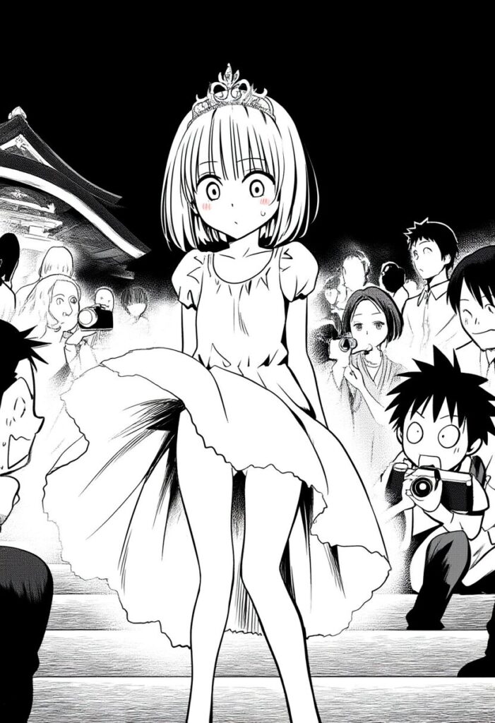 可愛い姫はノーパンで撮影されている