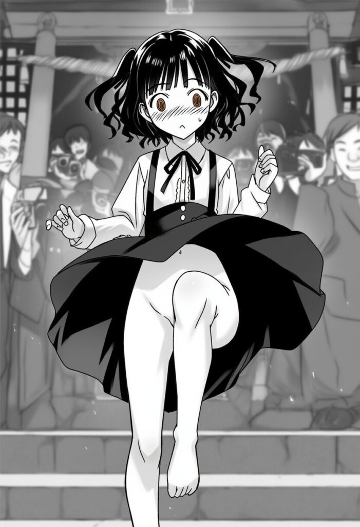 歌原はノーパンで撮影されている