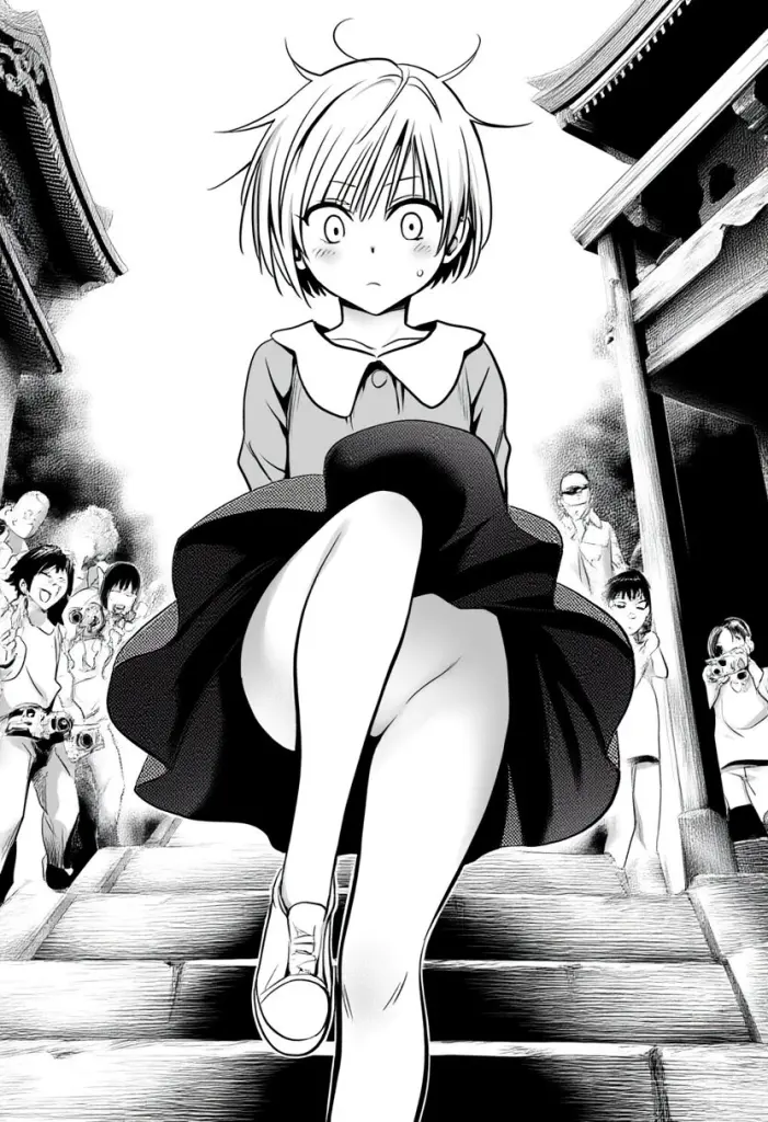 ボーイッシュ女子はノーパンで撮影されている