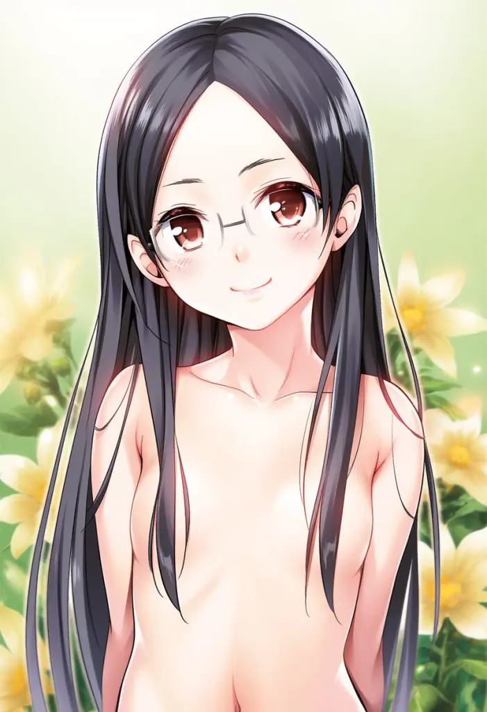 藤波つむぎは花に囲まれたところで全裸