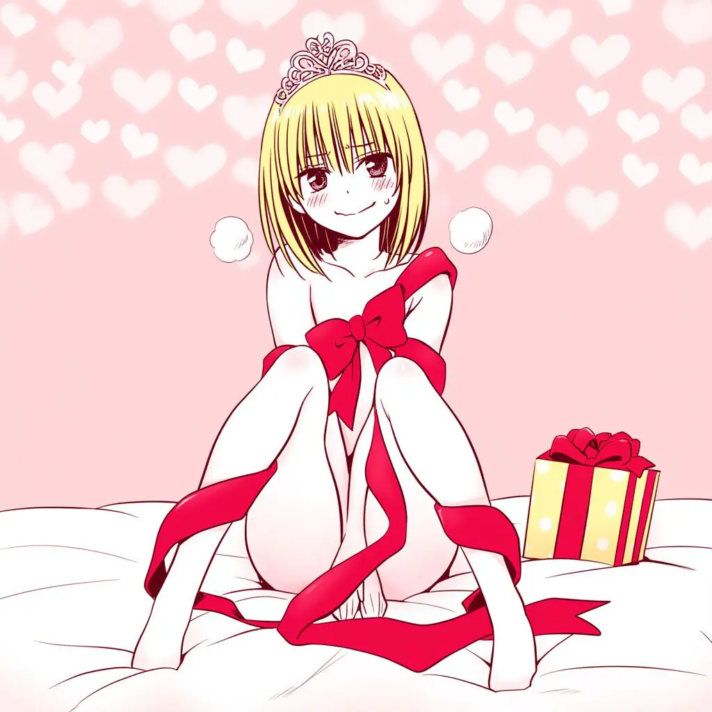 聡明な姫は体にリボンを巻いている