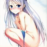 アナスタシア・ペトロワ: a girl, beach, untied bikini on the sand, sky, nude, nsfw, s