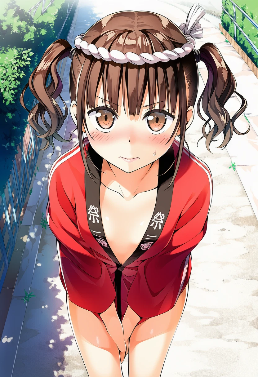 ハッピの下にはなにもないお祭り女子の鞠瀬（まりせ） くるみ